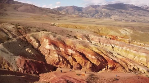 Drone view of Altai Mars Video stock 268811642