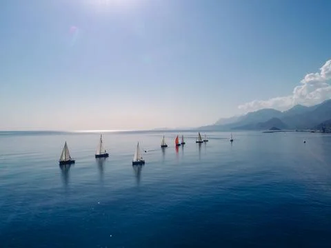 Drone view Antalya  Turkey. Stock-Fotos