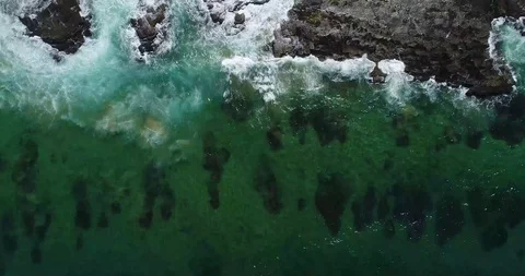Drone View Austinmer Beach Sydney Video stock 115758232