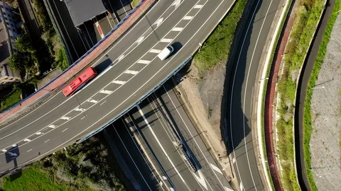 Drone view of Bilbao capital of Basque country Video stock 102723679