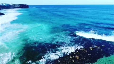 Drone View of Bronte Beach Sydney Stock Footage 112468317