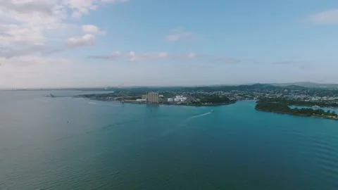 Drone view of cargo ships at Gladstone coal terminal in Queensland, Australia. Stock Footage 218040644