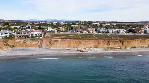 Drone view of carlsbad coast Stock Footage 221532802