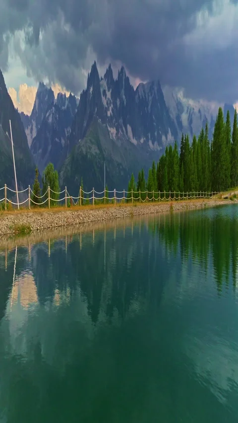 Drone view of Chamonix. Chamonix-Mont-Blanc is a resort town in France near the Video stock 311489857