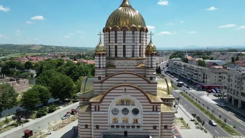 Drone view, church8 Stock Footage 313062784