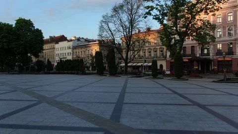 Drone view of the city center Video stock 169997503