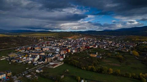 Drone view city Stock Photos