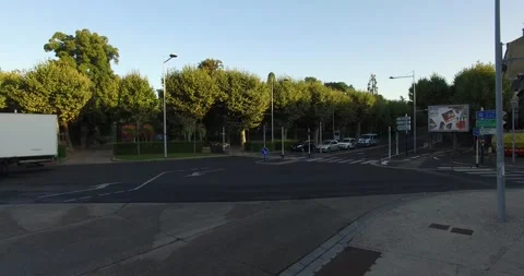 Drone view of Clermont Ferrand from the Lecoq garden Stockbeeldmateriaal 131832737