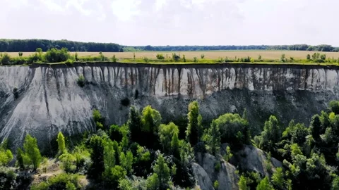 Drone view of cliff  Video stock 142327233