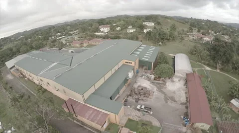 Drone view of compound complex on mountain 2 Stock Footage 62527928