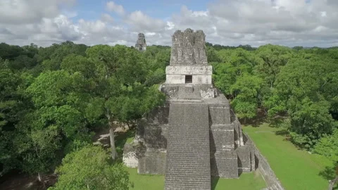 Drone view of Copan ruins Stock Footage 137488340