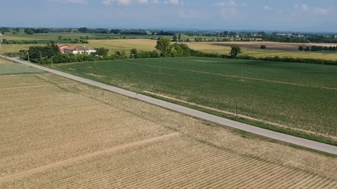 Drone view on the countryside Stock Footage 112332460