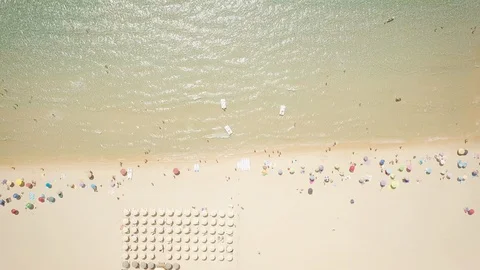 Drone view of a cove in Sardinia 스톡 동영상 102907513