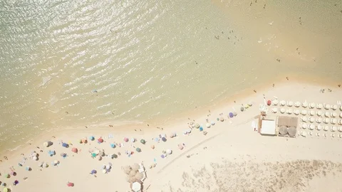 Drone view of a cove in Sardinia Stock Footage 102911044
