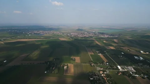 Drone view of crop fields Stock Footage 287110475