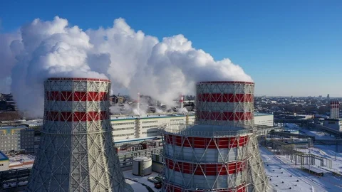 Drone view of environmental air pollution Stock Footage 108865189