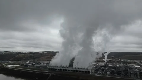 Drone View of a Factory Stock Footage 274748298