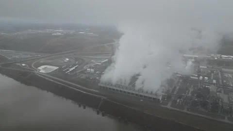 Drone View of a Factory Stock Footage 274748330