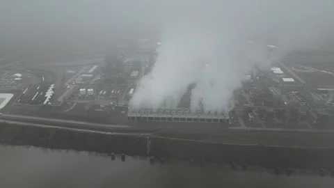 Drone View of a Factory Stock Footage 274748350