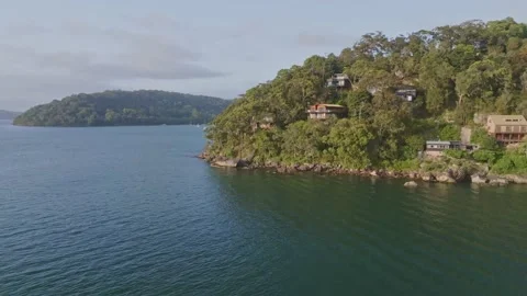 Drone view of holiday homes at Sinclair Point 库存影片 235989028