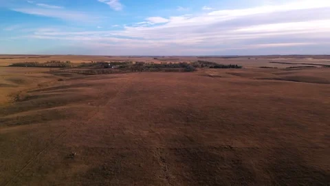 Drone view of a homestead Stock Footage 295907078