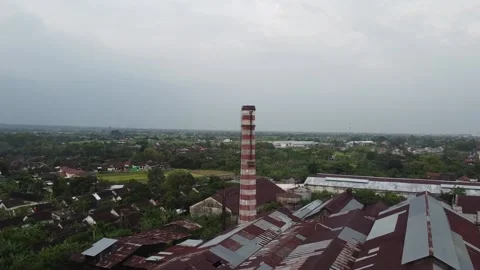 Drone View industrial Stock Footage 170623582