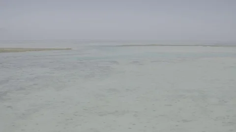 DRONE VIEW OF LAGOON Stock Footage 79564930