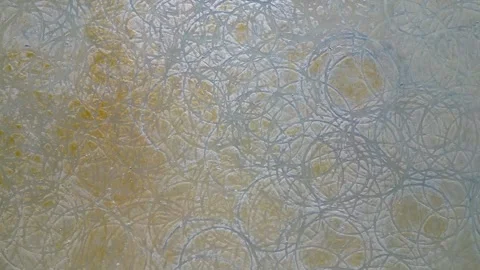 Drone view look down circle shape at muddy land near coastal 스톡 동영상 325789688