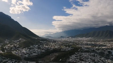 Drone view Monterrey Mexico. Stock Footage 125408520