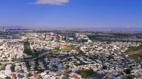Drone view Monterrey Mexico. Stock Footage 125409045
