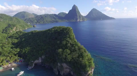 Drone view of mountain and forest  Stock Footage 66334837