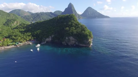 Drone view of mountain and forest  Stock Footage 66335140