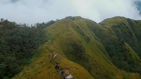 Drone View Mountain Stock Footage 169499637