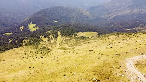 Drone view of mountain landscapes Stock Footage 252942069