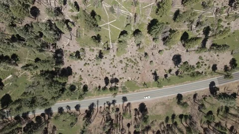 Drone View Mountain Road Stock Footage 142815540