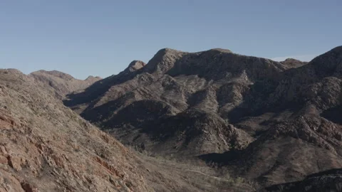 Drone view of mountains and ravines Stock Footage 190847468