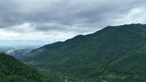 Drone view of mountains Stock Footage 214687994