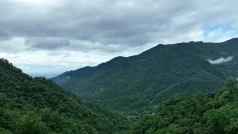 Drone view of mountains Stock Footage 214688395