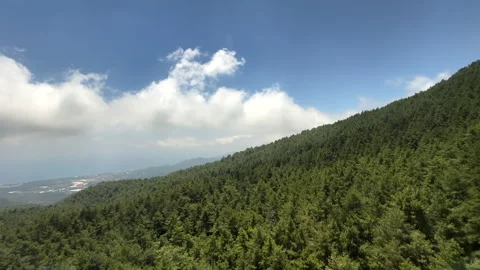 Drone view from Olympus mountain Stock Footage 279144137