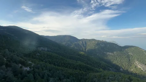 Drone view of the Olympus mountain. Stock Footage 283535519