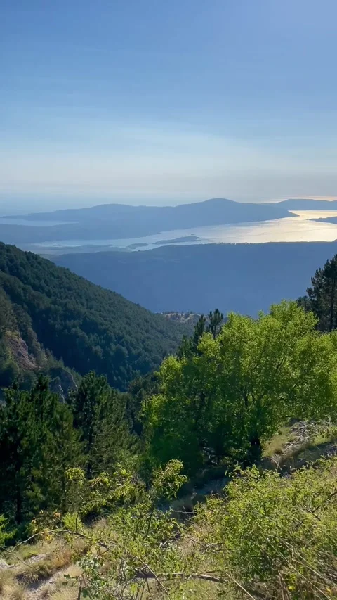 Drone View Over Boka Kotor Stock Footage 317048000