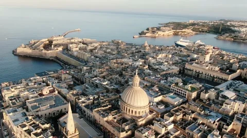Drone view over a city Stock Footage 130433511