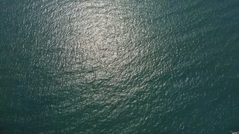 Drone view over the coastline in Turkey Stock Footage 268901708