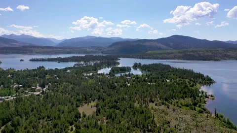 Drone view over Colorado Stock Footage 239958082