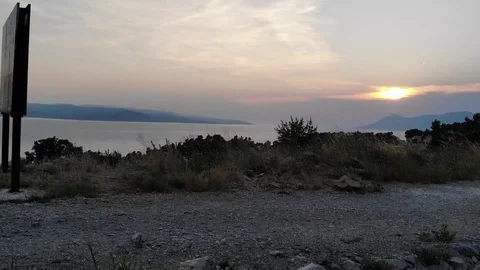 Drone view over some cyclists on the road Stock Footage 112333420
