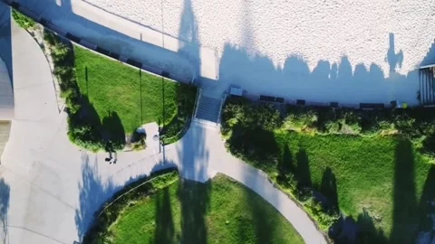 Drone View over the  Tamarama beach Video stock 112364000