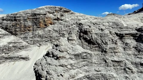 Drone view of a peak in the dolomites 스톡 동영상 263267811