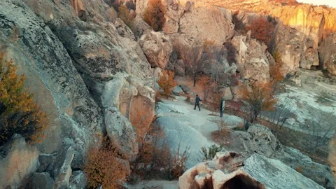 Drone view to the Phrygian valley	 Stock Footage 231242192