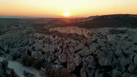 Drone view to the Phrygian valley	 Stock Footage 231242565