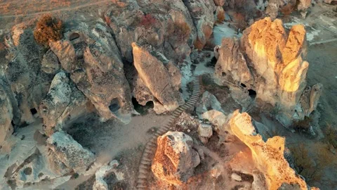 Drone view to the Phrygian valley	 Stock Footage 231243202